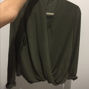 Olive blouse